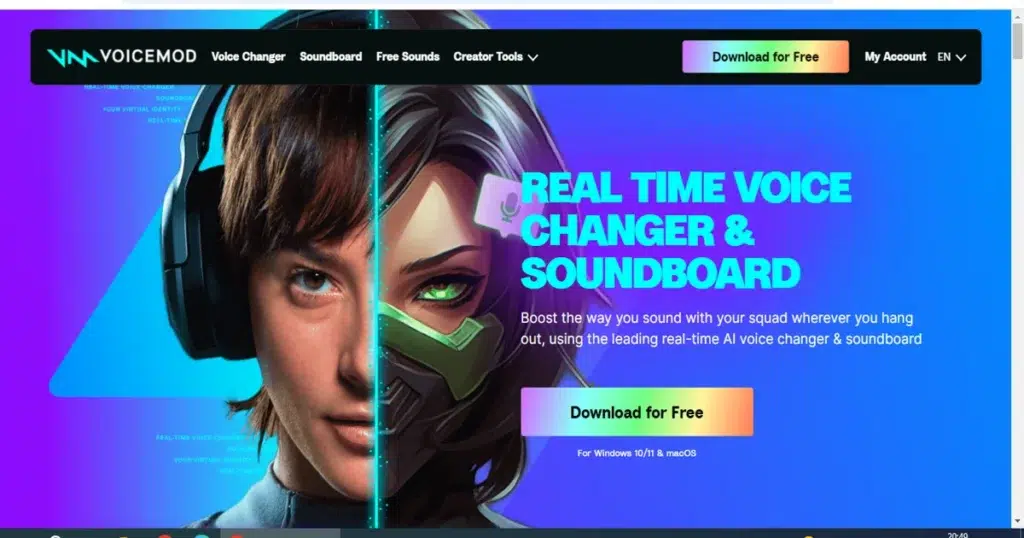 "Voicemod Real-Time Voice Changer and Soundboard"