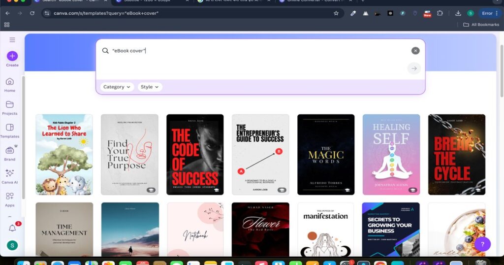 Step 4 - Create an eye-catching eBook cover using AI tools