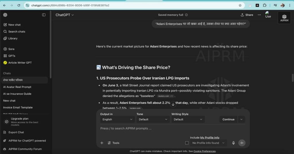 "Step 5 use AI to understand real-time market news and its impact on stock prices"