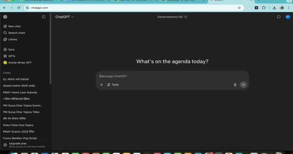 AI-powered content generation tools for marketing like ChatGPT, creating blogs and social media posts