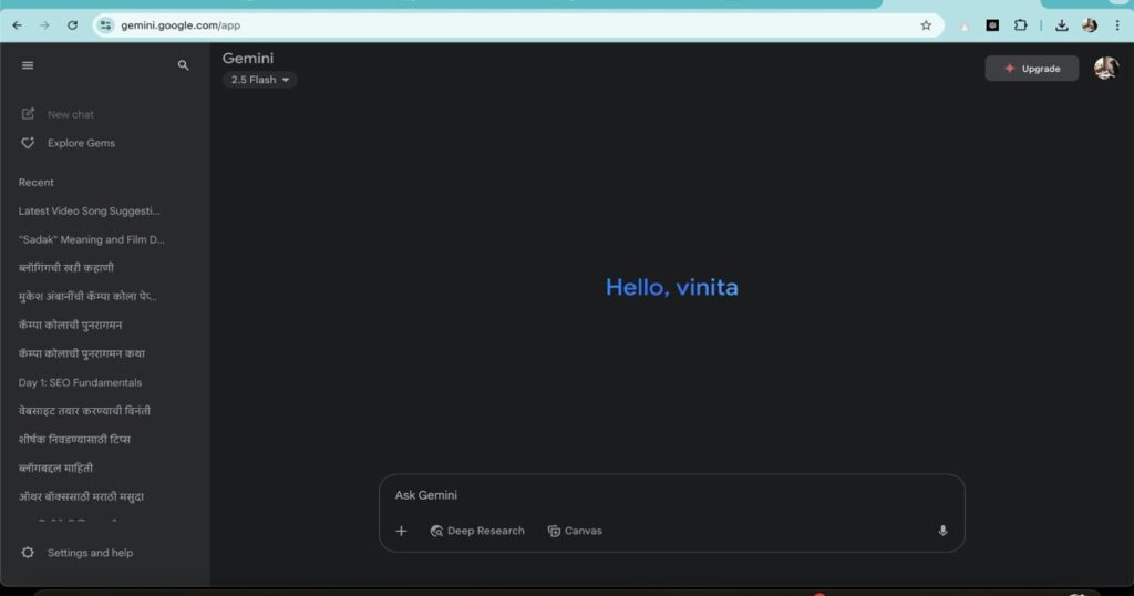 Gemini interface for AI-powered news script generation