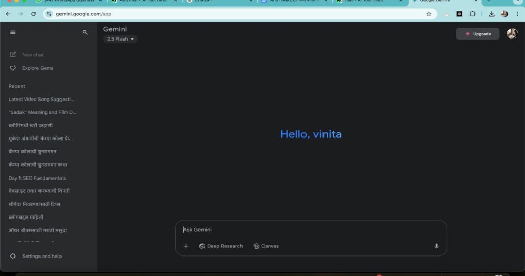 "Google Gemini Bard AI interface for generating content and writing emails"