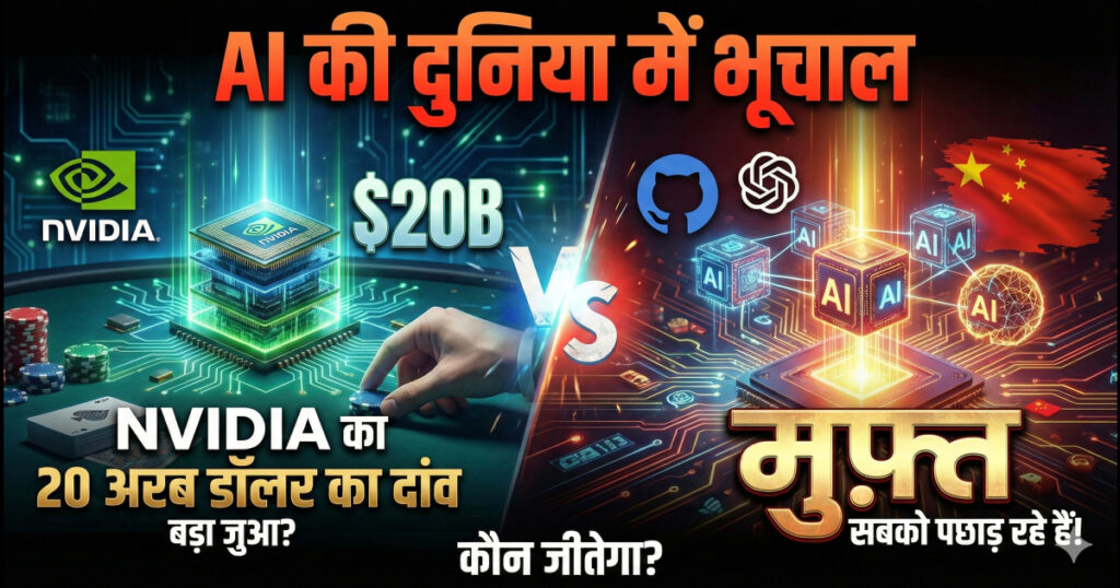 NVIDIA 20 billion deal and China free AI models revolution in AI industry