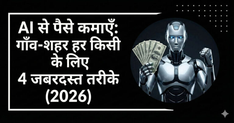 Earn money using AI tools in 2024 from home in India