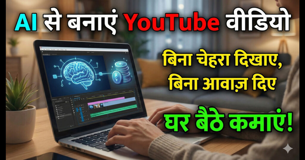 AI tools for creating YouTube videos without showing face or using voice