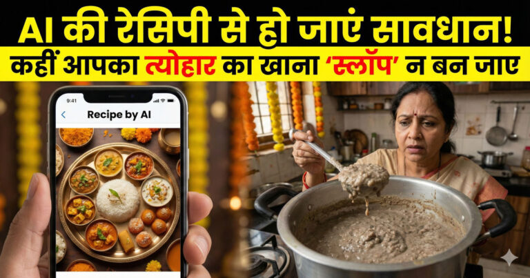 "AI generated recipe slop warning for festive cooking"