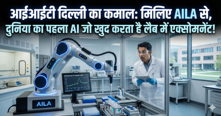AILA AI Laboratory Assistant at IIT Delhi operating lab equipment