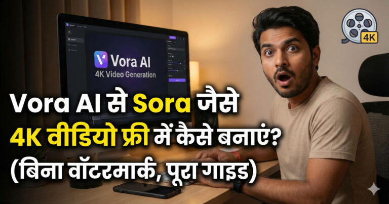 Vora AI text to video generator creating 4K cinematic AI video