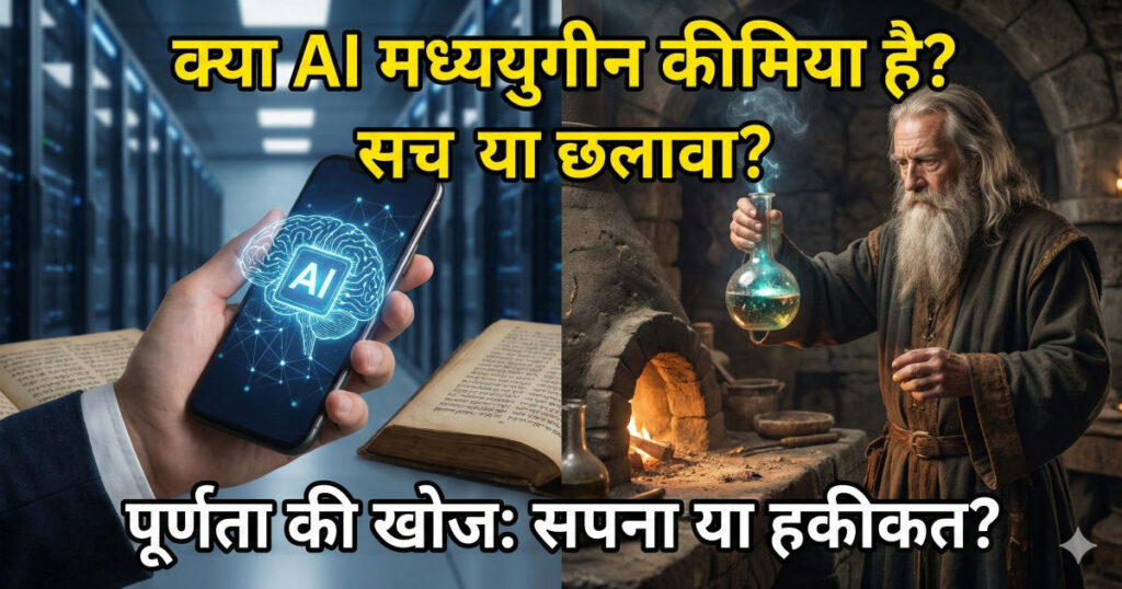 Artificial Intelligence compared with medieval alchemy concept