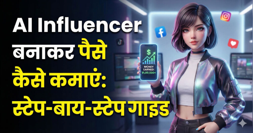 AI generated Indian female influencer dancing for Instagram reels