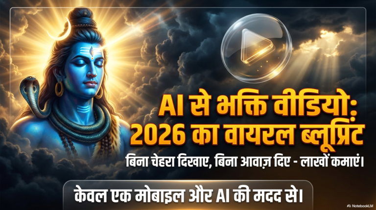 AI generated devotional video creation process for YouTube monetization