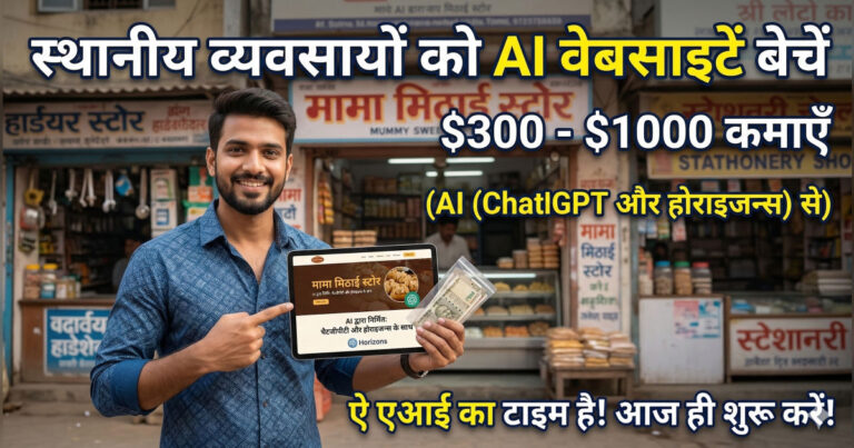 Create websites with AI and earn money from local business clients