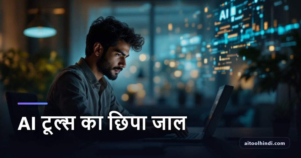 An Indian freelancer using advanced tools to earn money with AI at home