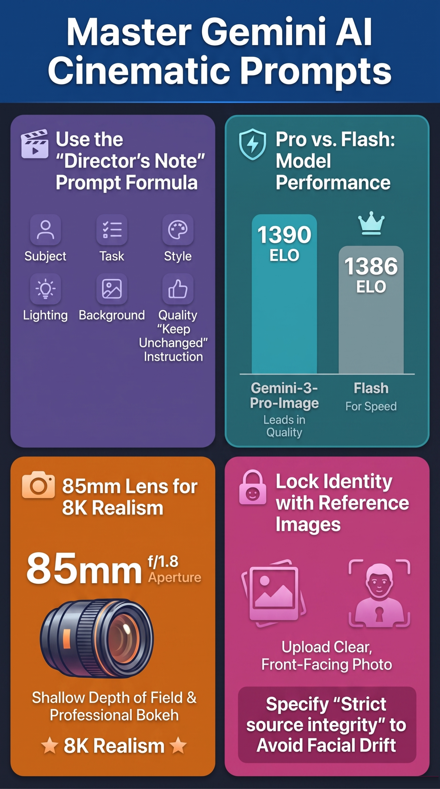 Comparison chart of Gemini AI Photo Editing models showing ELO scores and resolution