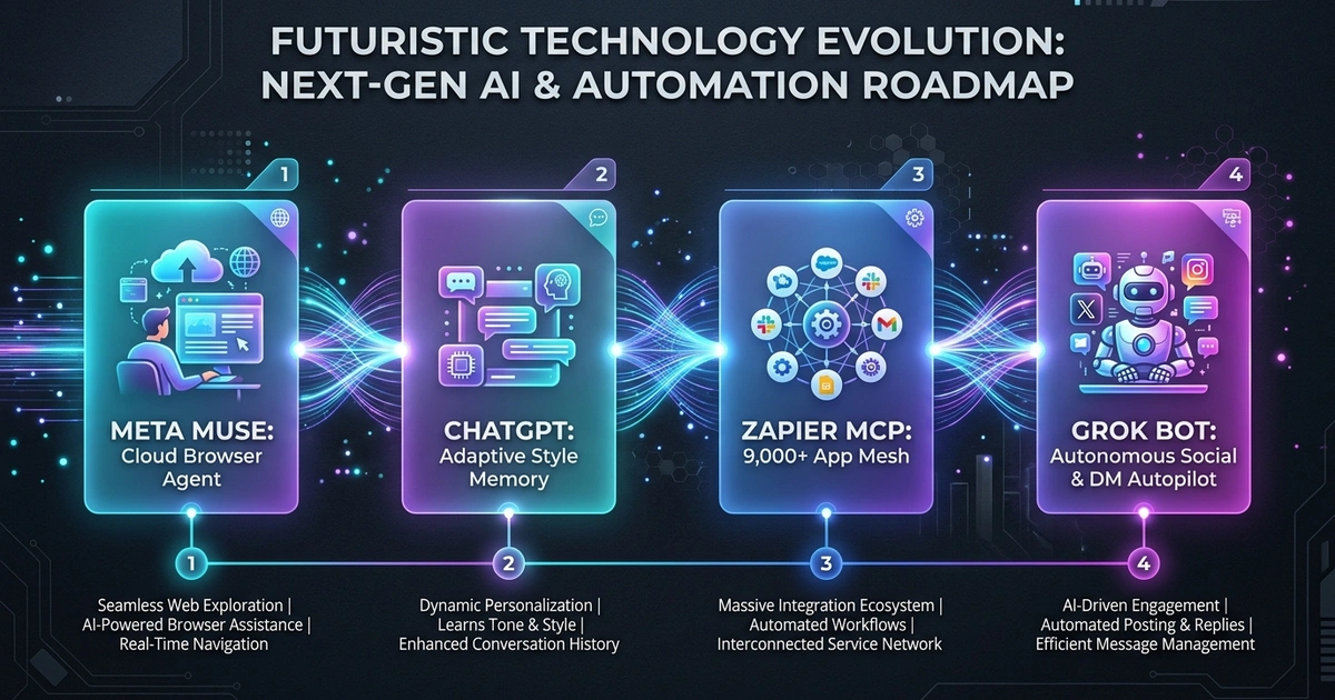 Meta Muse AI Agent and Autonomous AI Workflow Roadmap