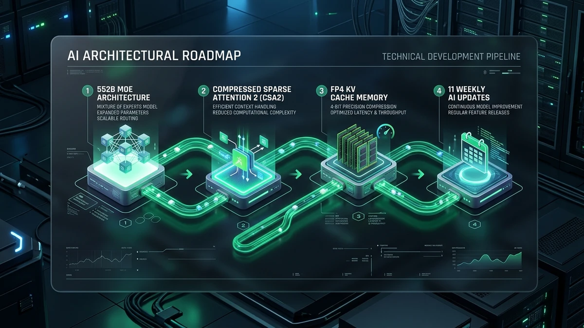 DeepSeek V4.1 Flash MoE Architecture and Weekly AI Updates Roadmap