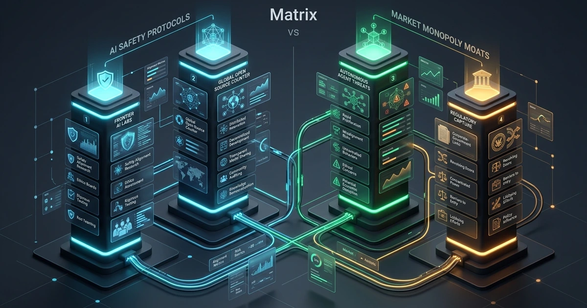 AI Power Matrix Safety Regulations vs Open Source Ecosystem